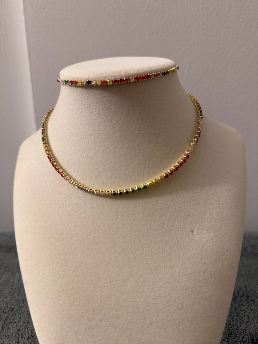 Nox jewerly choker necklace with anklet:)
